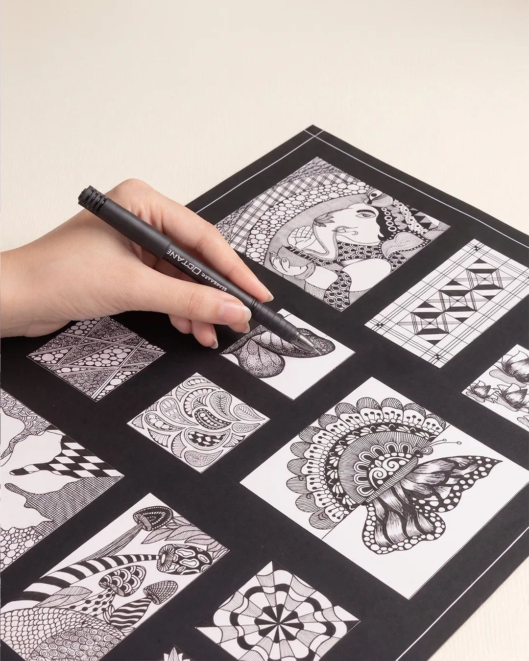 Smooth Black Gel Pen – Effortless Writing with Style