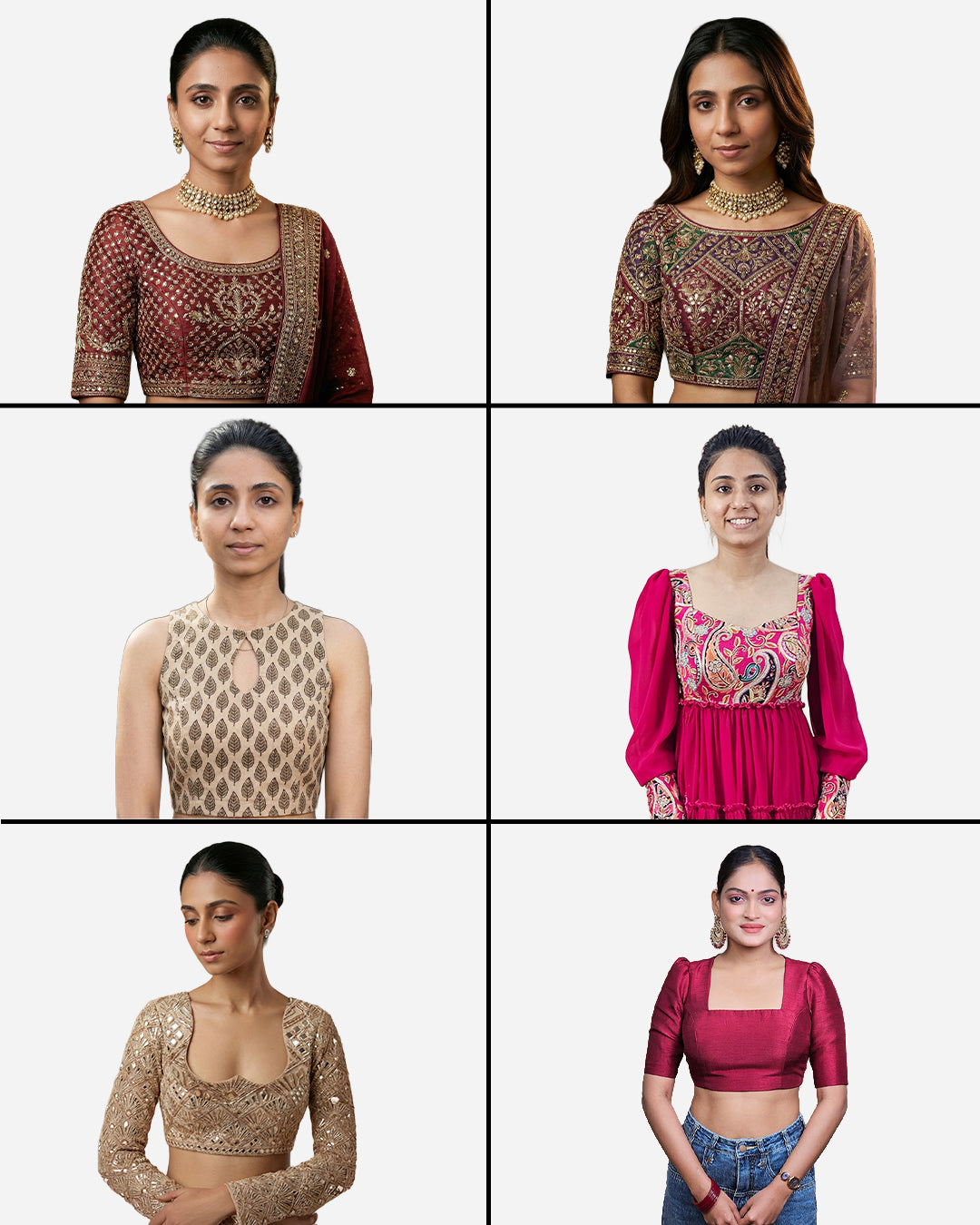 21 Neck Shape Farma - Complete Blouse Neck Collection
