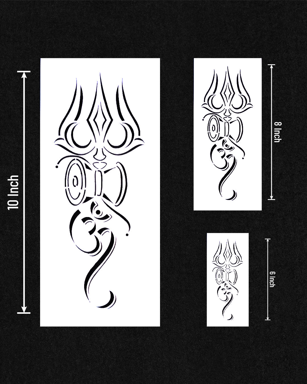 Divine Trishul Motif