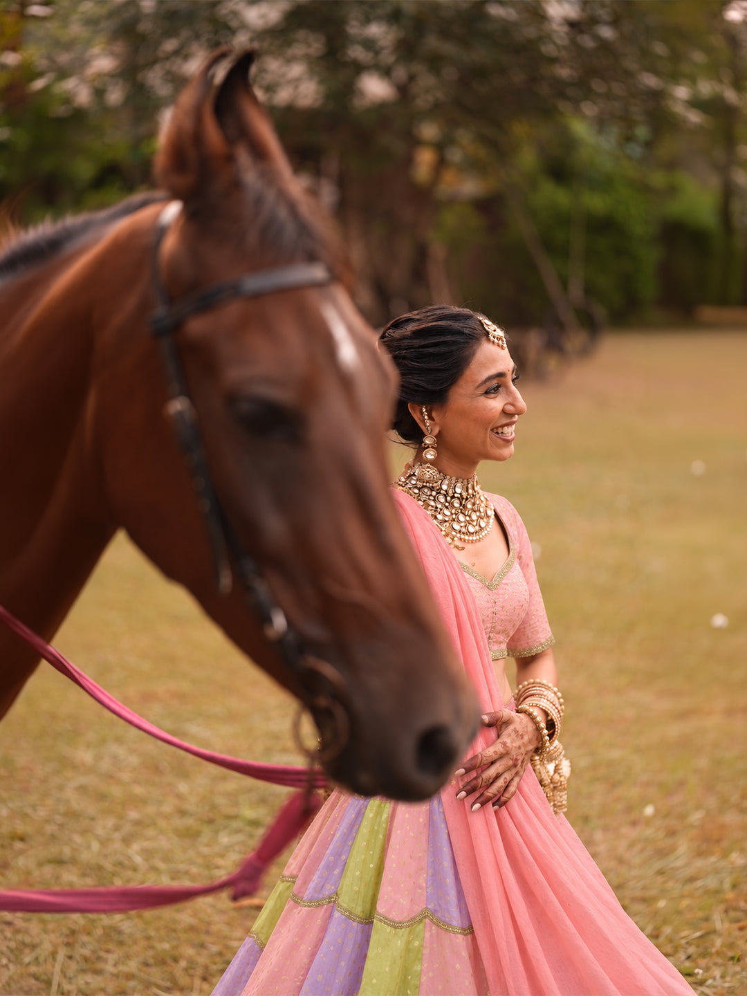 Candy Crush (Ready To Stitch Lehenga)