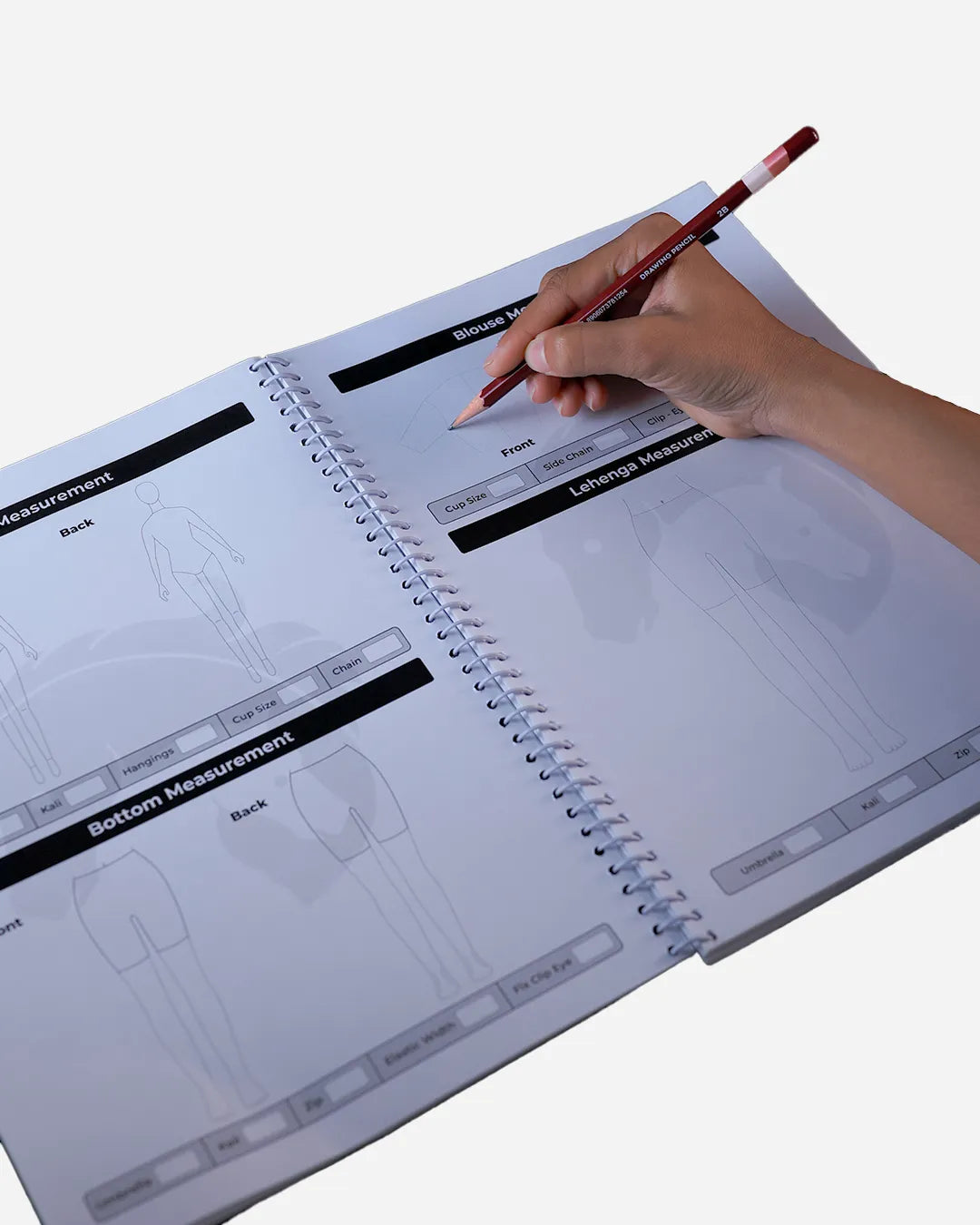 Fashion Design Measurement Book