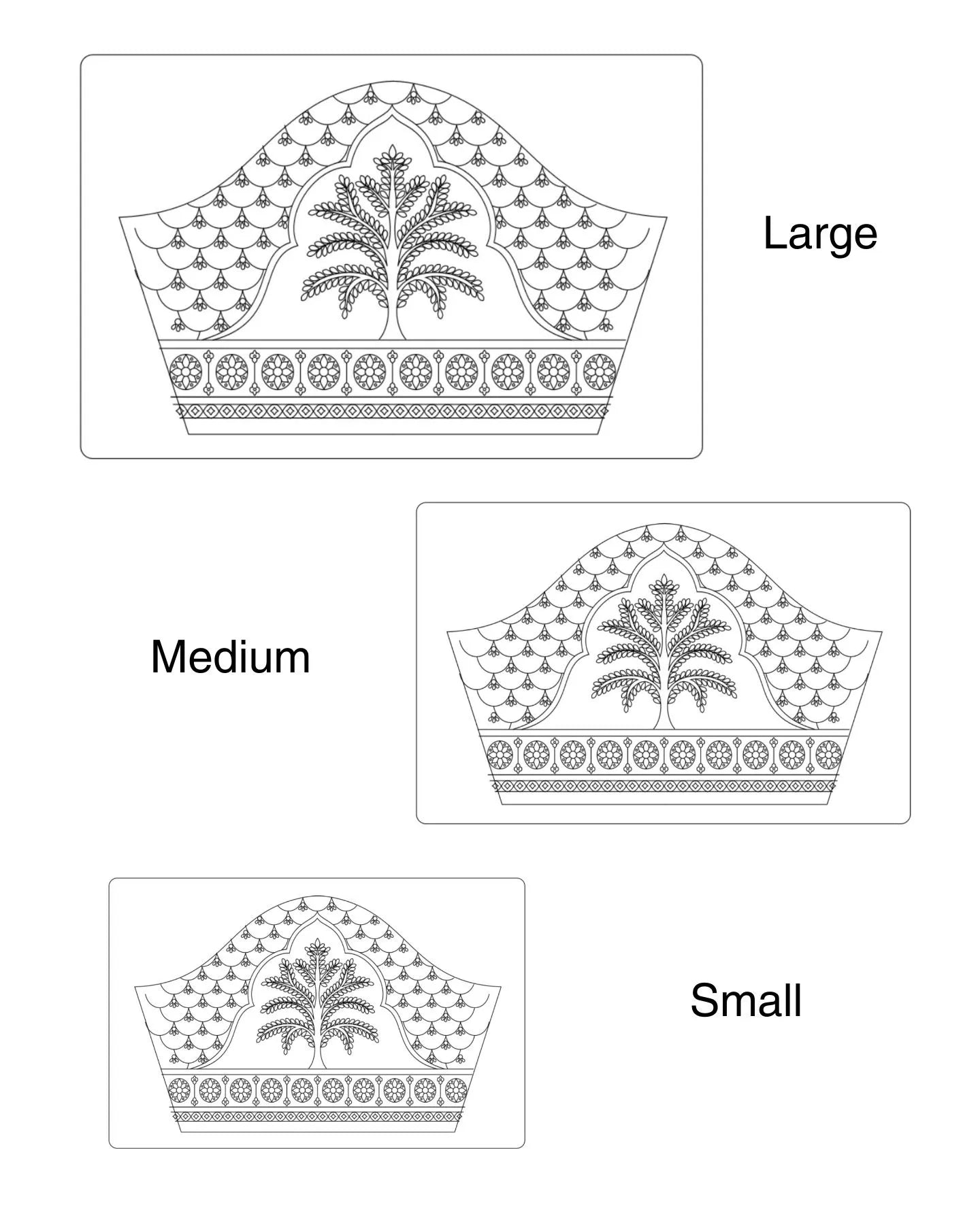 Tree Motif Sleeve