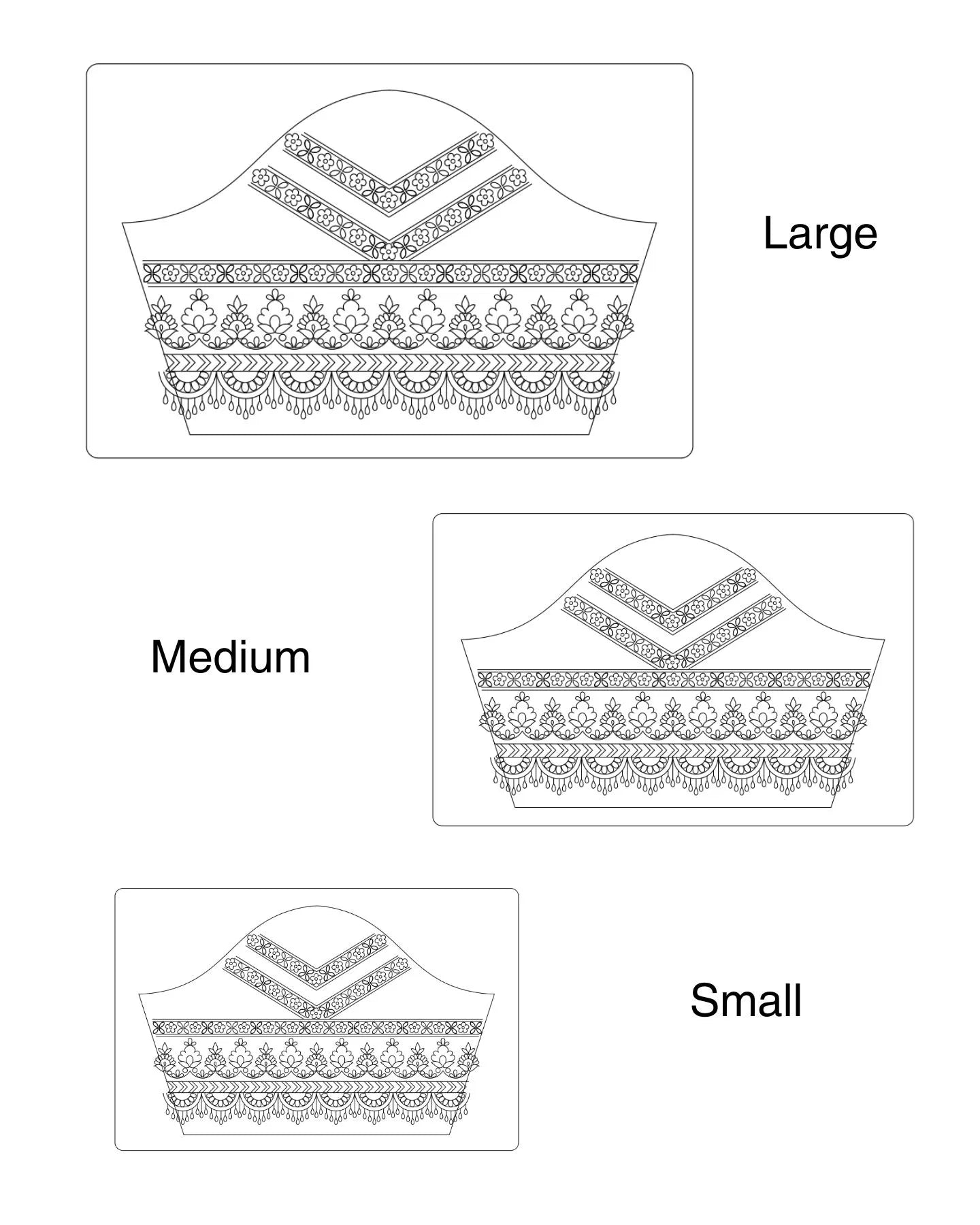 V Border Sleeve