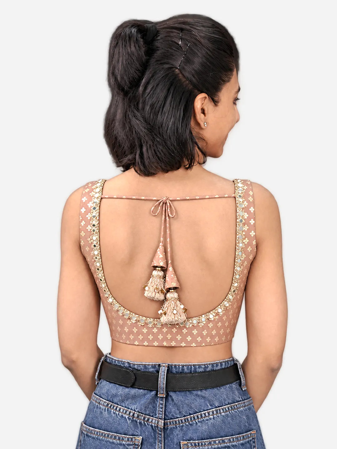 Princess Cut Blouse Farma - Front V Leaf - Dual Back (Pack & Deep)