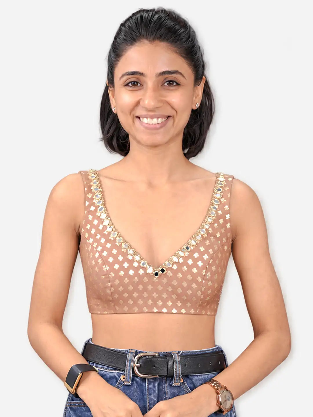 Princess Cut Blouse Farma - Front V Leaf - Dual Back (Pack & Deep)