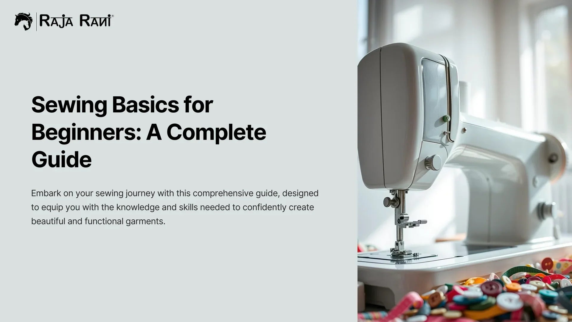 Sewing Basics for Beginners: A Complete Guide