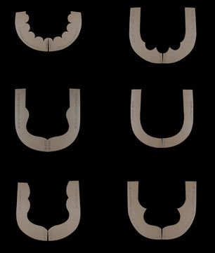 21-Neck Shape Farma Pattern Set - Complete Blouse Neck Collection