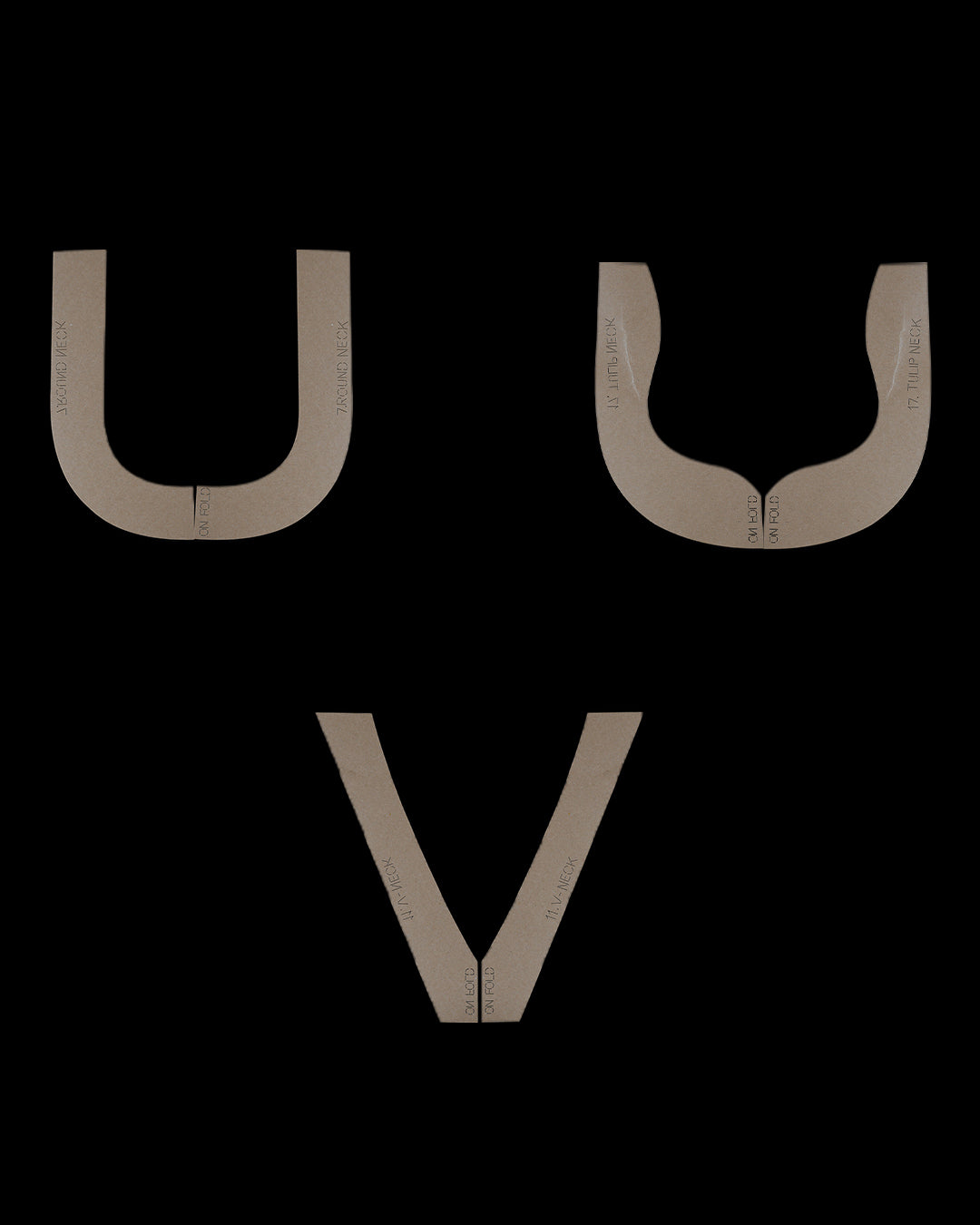 21-Neck Shape Farma Pattern Set - Complete Blouse Neck Collection