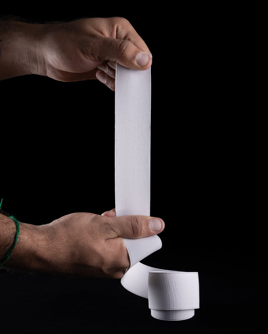 White Elastic - 1 Meter