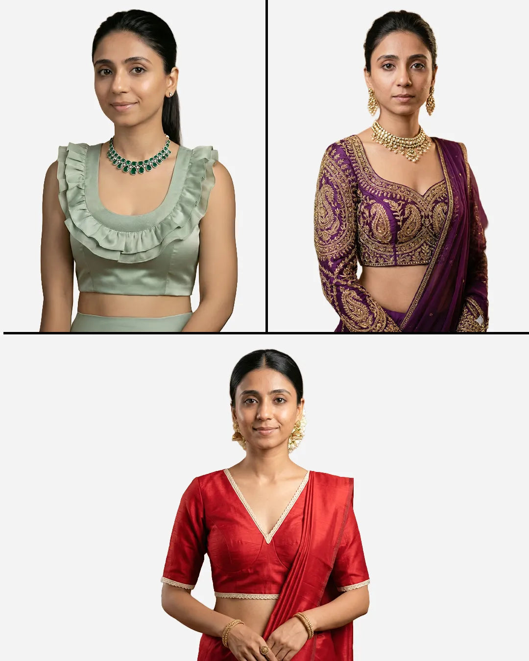 21 Neck Shape Farma - Complete Blouse Neck Collection
