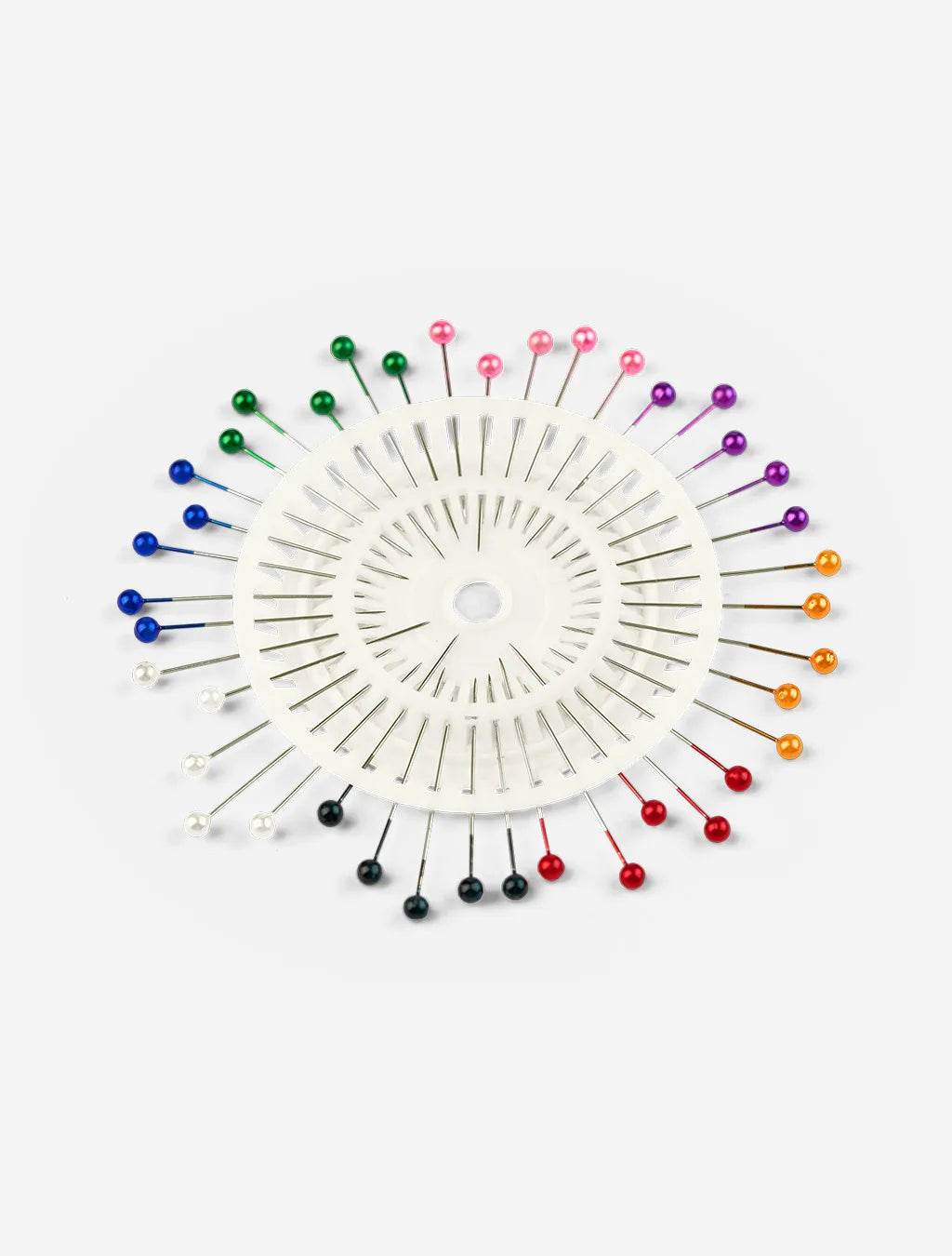 Coloured Pearl Head Pins (8 Colours)