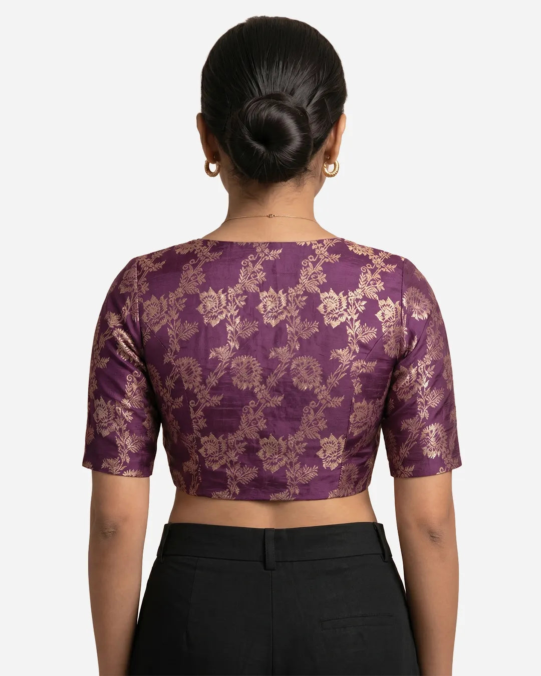 Princess Cut Blouse Farma - Both Pack Neck - Elbow Sleeve