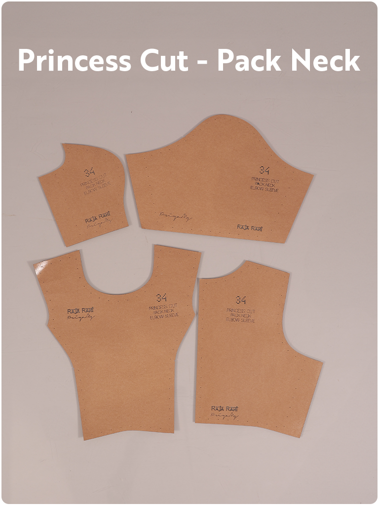 Princess Cut - Pack Neck - Elbow Sleeve Farma (Size 28-44)