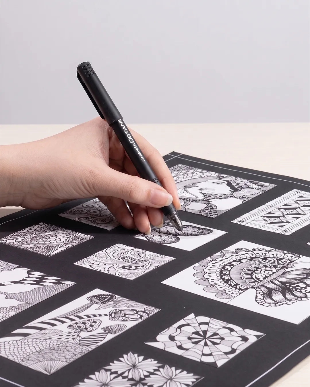 Smooth Black Gel Pen – Effortless Writing with Style