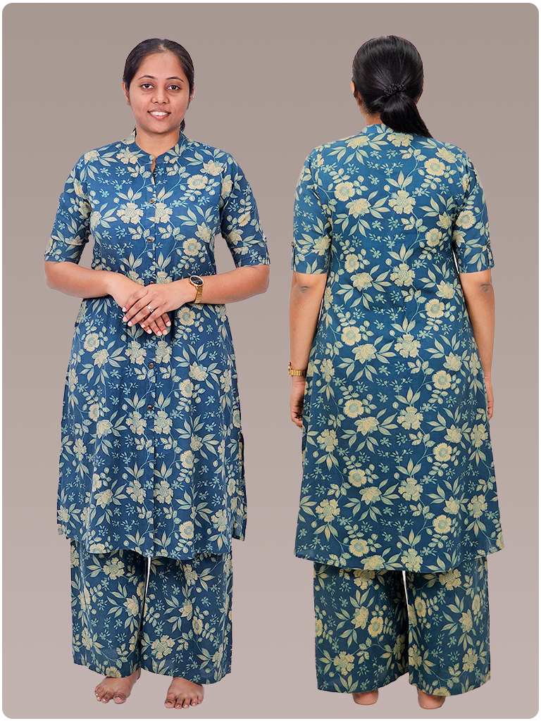A-Line with Collar Kurti Farma (Size XXS to XXXL)