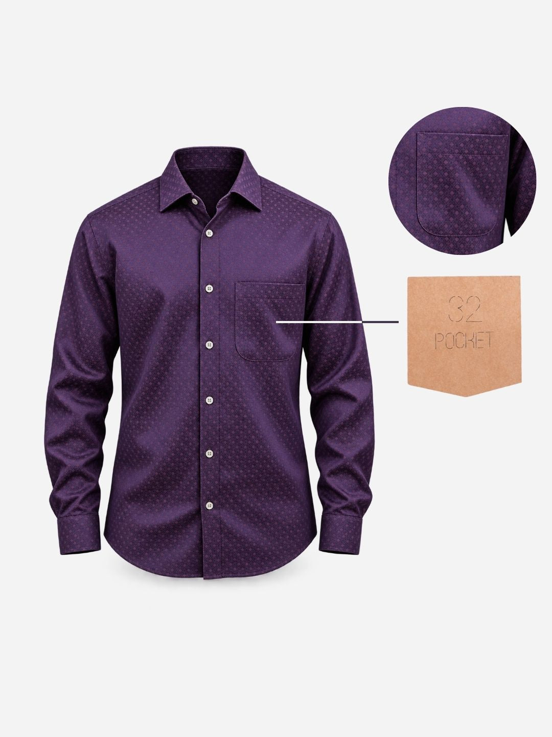 Men's Formal Shirt Farma(Regular Fit)