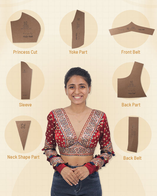 PriyaMG Special Pattern Blouse Farma (Size 28-44)