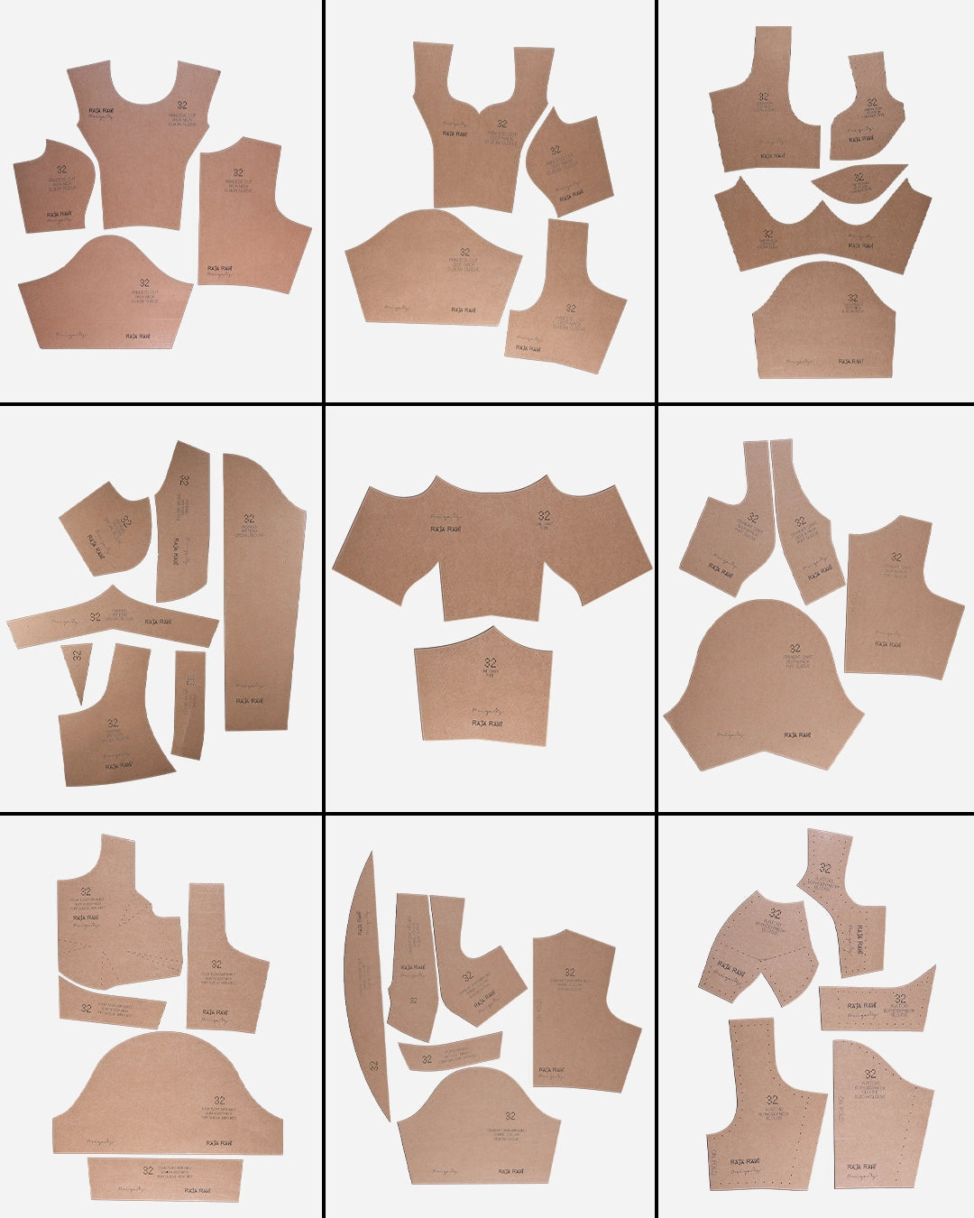 Priya MG Blouse Pattern Collection - 9 Stylish Designs for All Sizes