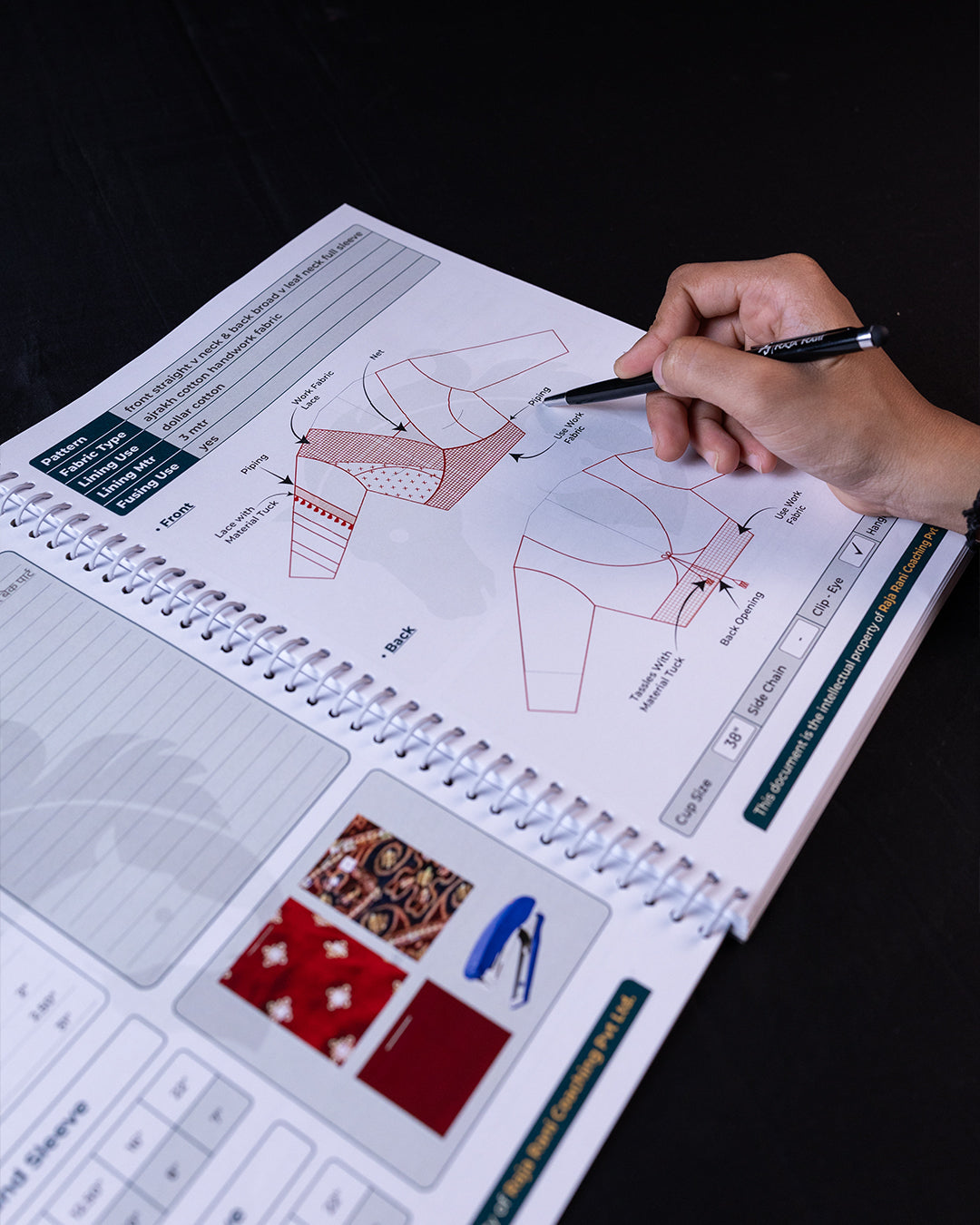 Blouse Measurement Book - A Complete Solution for Tailors & Designers