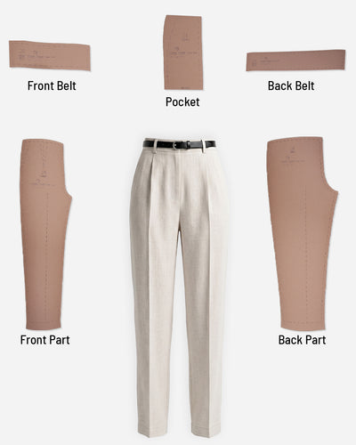 Cigar Pant Farma - Regular Fit - Front Fix Back Elastic