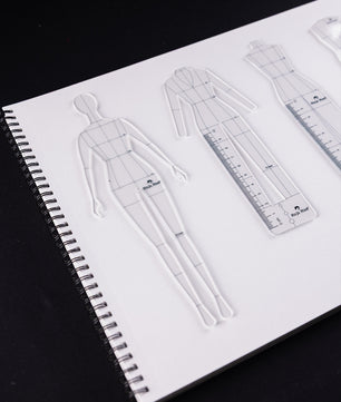 Premium Fashion Croqui Scale Set