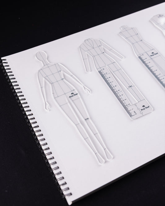 Premium Fashion Croqui Scale Set