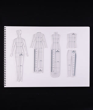 Premium Fashion Croqui Scale Set