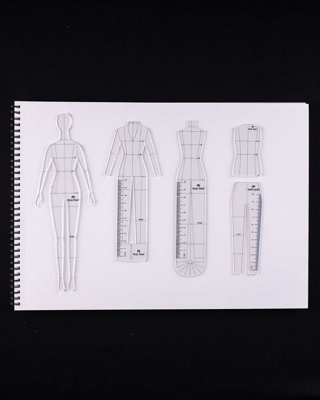 Premium Fashion Croqui Scale Set