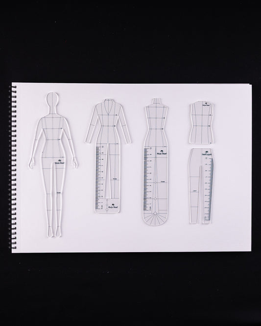 Premium Fashion Croqui Scale Set