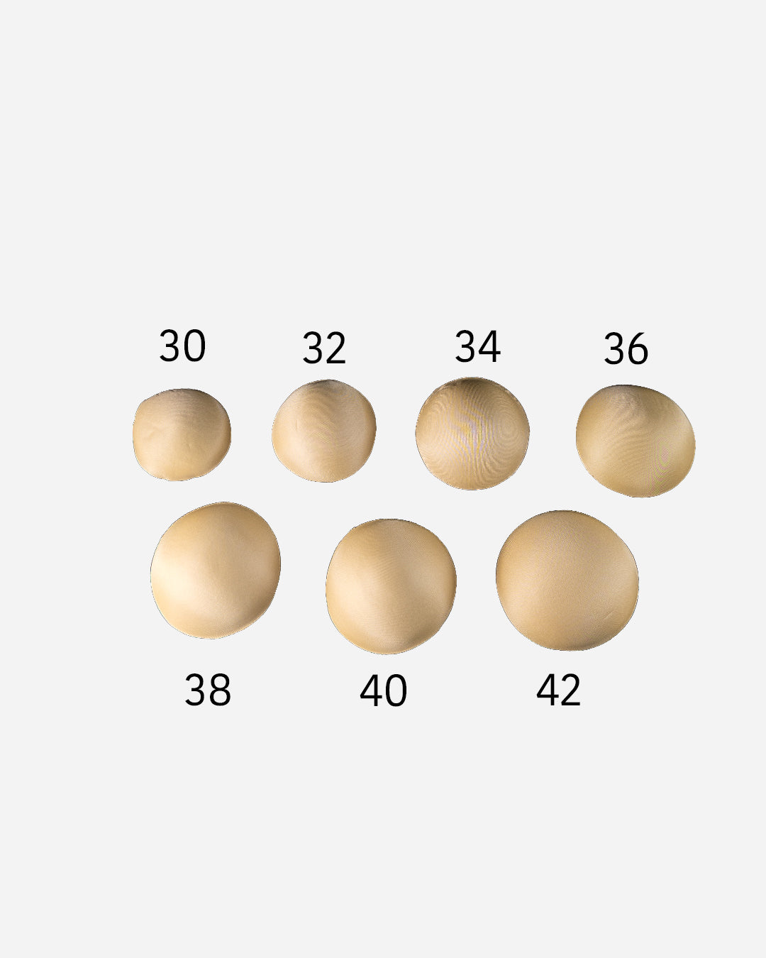 Cup Pads For Sewing - 1 Pair