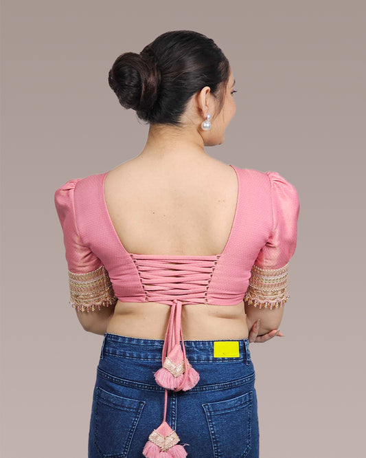 Fourtucks With Belt - Boat & Deep Neck - Puff Sleeve With Belt Farma (Size 28-44)
