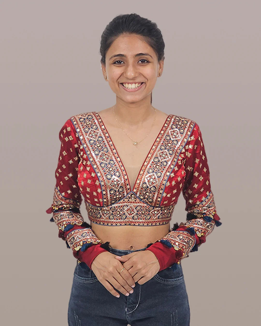 PriyaMG Special Pattern Blouse Farma