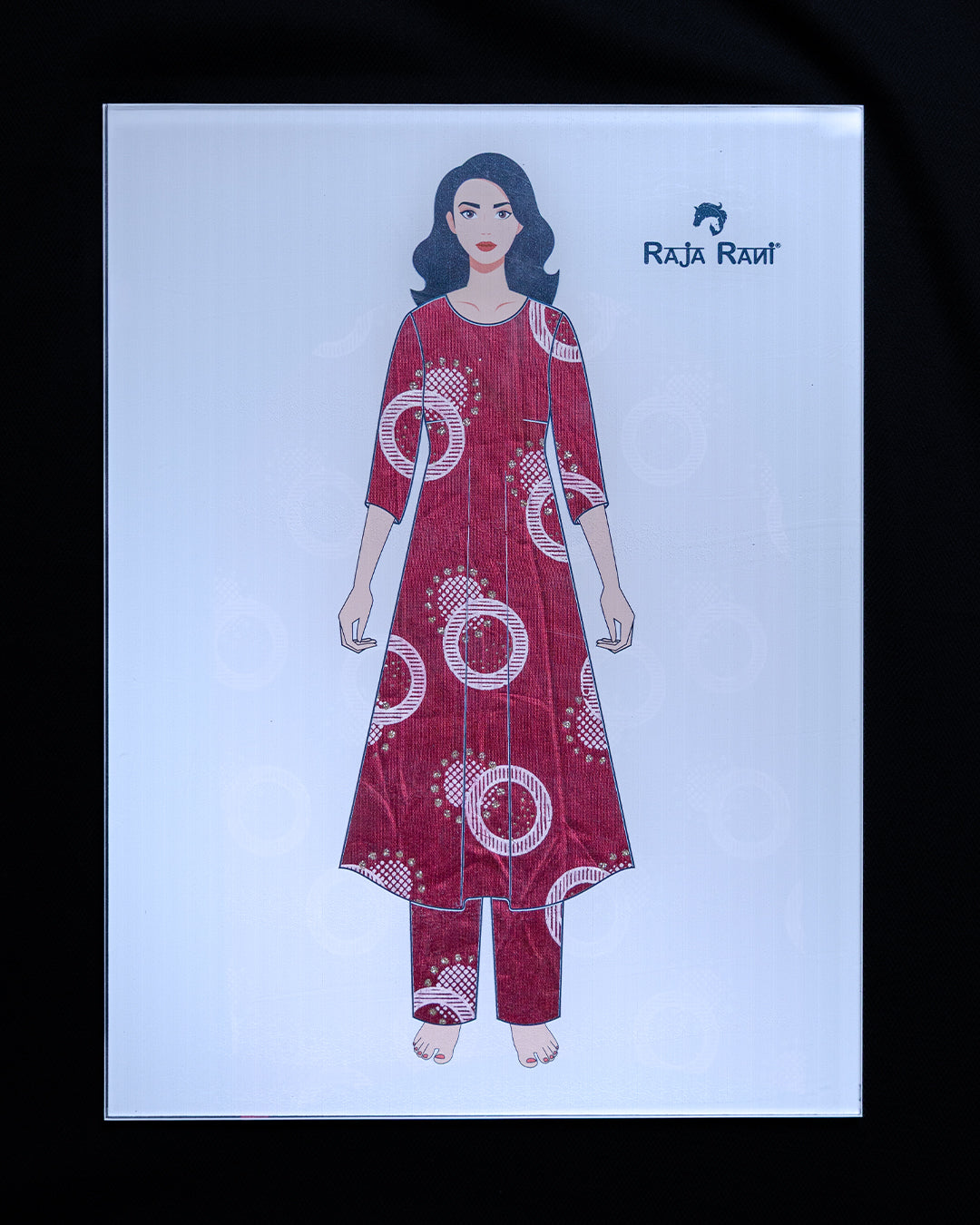 Kurti Stencil