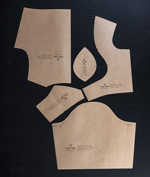 Madhubala Blouse - Deep & Pack Neck - Elbow Sleeve (Sizes 30 to 50)