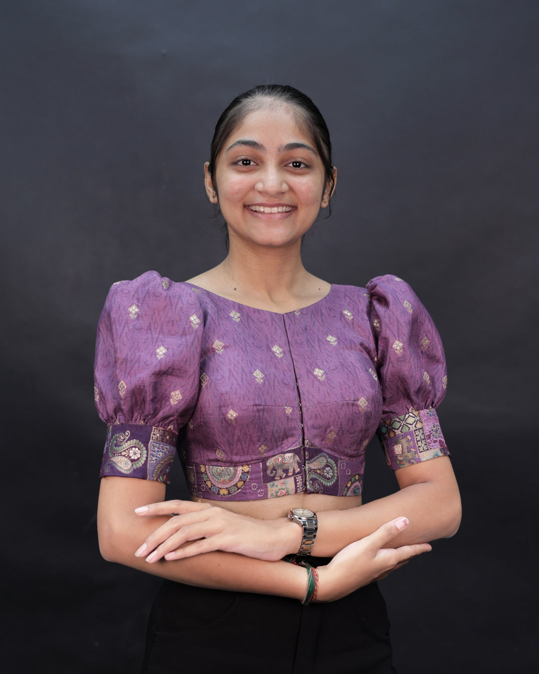 Fourtucks With Belt, Boat & Deep Neck, Puff Sleeve With Belt Farma (Size 28-44)