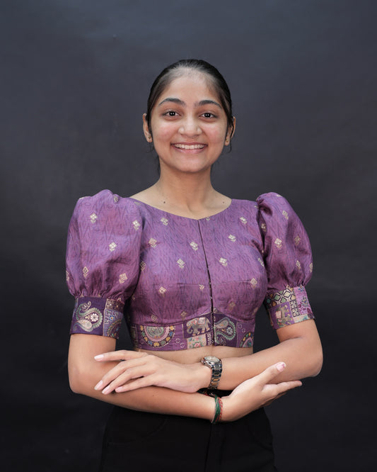 Fourtucks With Belt, Boat & Deep Neck, Puff Sleeve With Belt Farma (Size 28-44)