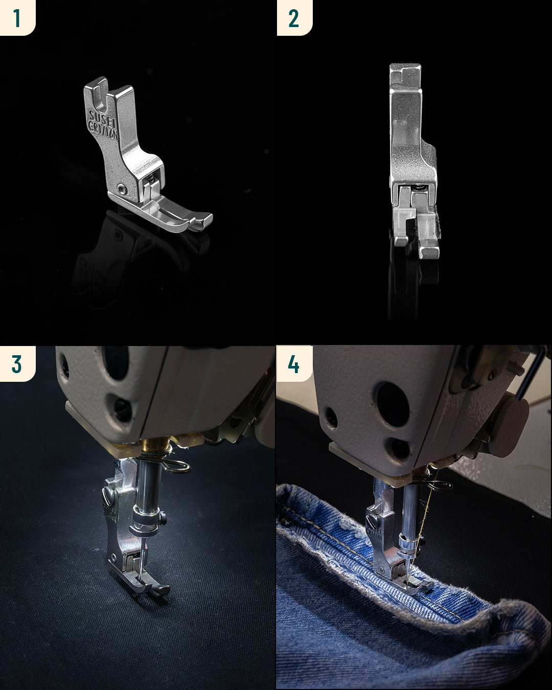 5 Piece Machine Presser Foot Set for Professional Sewing