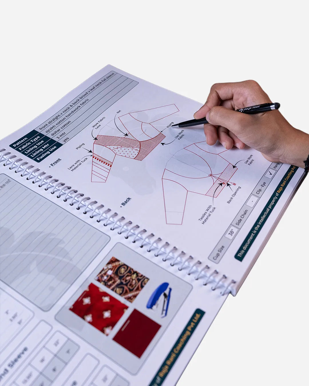 Blouse Measurement Book - A Complete Solution for Tailors & Designers