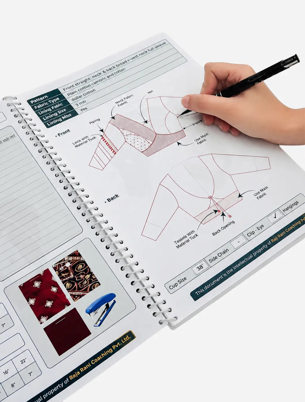 Blouse Measurement Book - A Complete Solution for Tailors & Designers