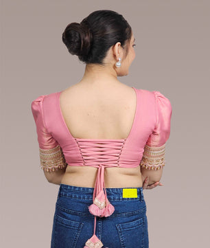 Fourtucks With Belt, Boat & Deep Neck, Puff Sleeve With Belt Farma (Size 28-44)