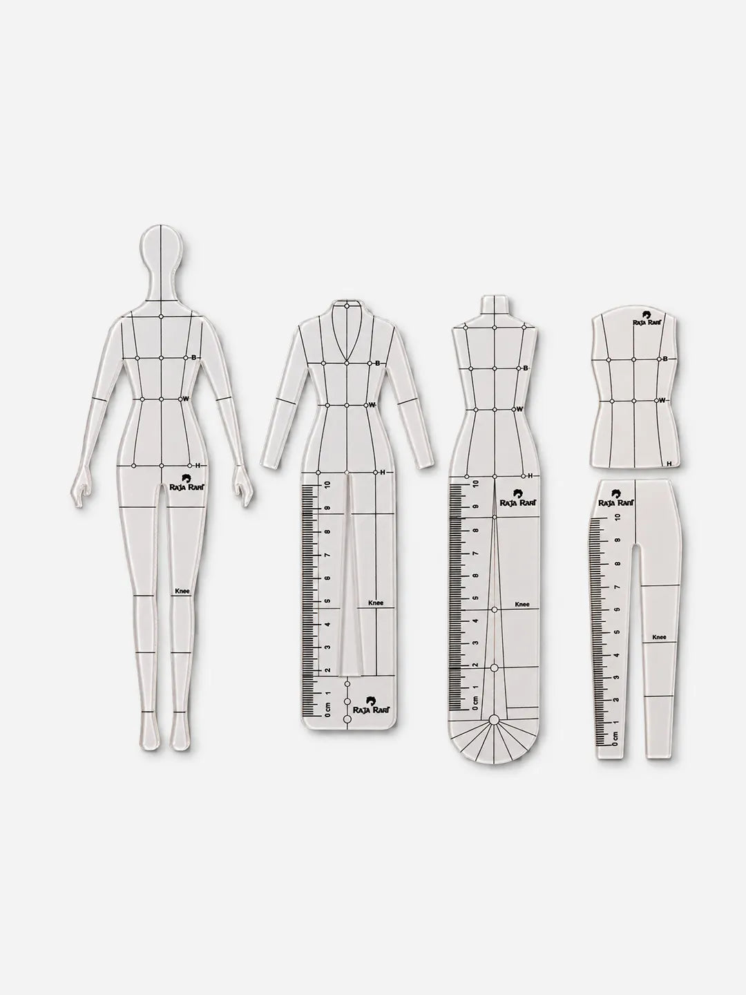 Premium Fashion Croqui Scale Set
