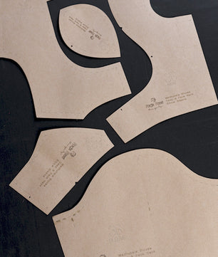 Madhubala Blouse - Deep & Pack Neck - Elbow Sleeve (Sizes 30 to 50)