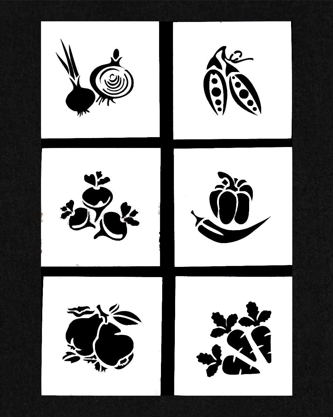 Vegetable Stencil
